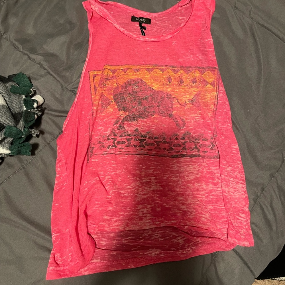 Cute pink tank top